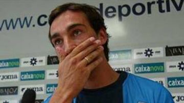 <b>AGRADECIDO.</B> Pablo Amo agradece a su nuevo entrenador la sinceridad que ha tenido con él.