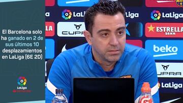 Xavi: "Necesitamos una victoria urgentemente para seguir cerca de la zona Champions"