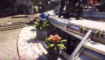 Ahora hay flores. Captura: Eurogamer