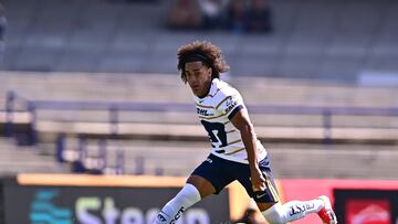during the 3rd round match between Pumas UNAM and Atlas as part of the Liga BBVA MX, Torneo Clausura 2025 at Olimpico Universitario Stadium, on January 26, 2025 in Mexico City, Mexico.