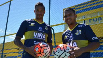 Everton presentó a delanteros argentino y colombiano