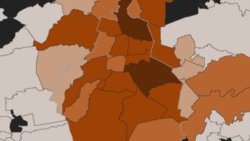 Mapa y casos de coronavirus en Ciudad de M&eacute;xico por alcald&iacute;as hoy 18 de mayo