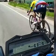 El impactante sprint de Sergio Higuita a 48km/h en subida