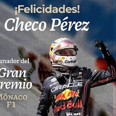 Entre aplausos y… equivocaciones, Gobierno felicita a Checo Pérez por su triunfo en Mónaco