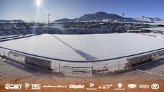 Las impresionantes imágenes de El Cobre cubierto de nieve