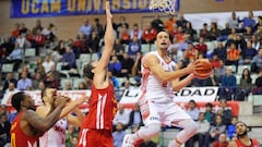 El UCAM mejora y roza el triunfo ante el invicto Mónaco