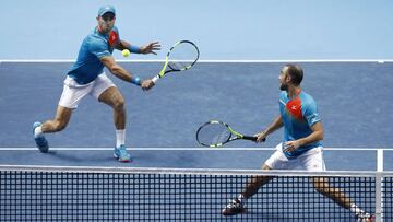 Los tenistas colombianos Juan Sebasti&aacute;n Cabal y Robert Farah jugar&aacute;n este s&aacute;bado en Londres la semifinal del ATP Finals contra Mahut y Herbert.