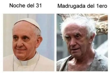Los mejores memes para enviar por WhatsApp en fin de año 