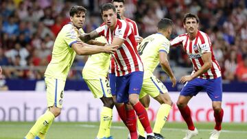 Gim&eacute;nez y Savic en el Atl&eacute;tico-Getafe. 