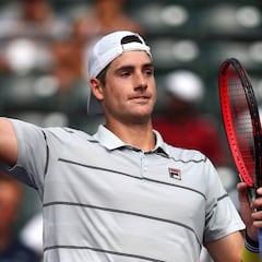 Isner frena la racha de Del Potro y estará en la final de Miami