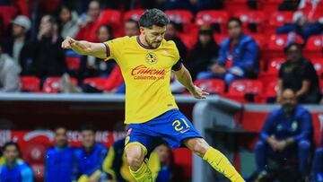 Henry Martin of America during the Quarter final second leg match between Toluca And America as part of the Liga BBVA MX, Torneo Apertura 2024 at Nemesio Diez Stadium on November 30, 2024 in Toluca, Estado de Mexico, Mexico.