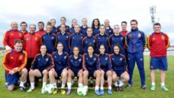 La Selecci&oacute;n Sub-17 en la concentraci&oacute;n previa en Las Rozas.