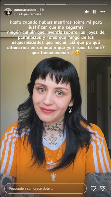 “¿Hasta cuándo hablas mentiras sobre mí para justificar que me cagaste?"