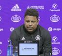 Ronaldo desafía a periodista y da una explicación ejemplar sobre descenso de Valladolid
