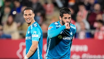 Isco y Antony, ante el Girona.