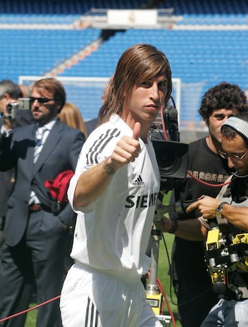 Así ha cambiado el look de Sergio Ramos en el Real Madrid