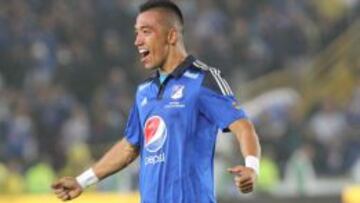 El atacante acumula 174 minutos en el terreno de juego como goleador de Millonarios. 