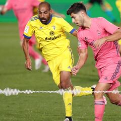 Fali contó cómo celebró la victoria del Cádiz ante el Madrid