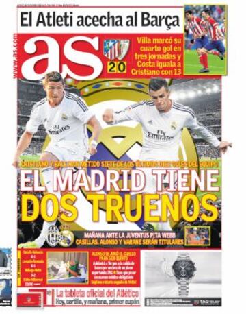 Las portadas de AS de noviembre