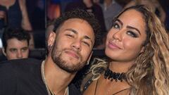 Neymar con su hermana Rafaella.
