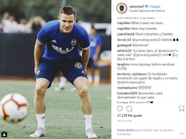 Guedes da pistas sobre su llegada a Valencia: aprueba a Gameiro