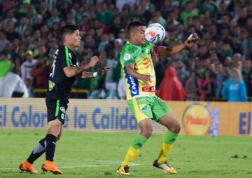 Huilenses y antioqueños no pudieron anotar en la ida de las semis de Liga Águila. Todo se definirá este sábado en Medellín.