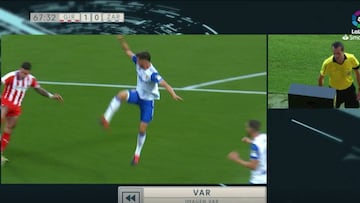 ¡Bienvenido 'Mr. VAR'! La jugada del Girona-Zaragoza que reconcilia fútbol y tecnología