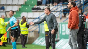 Cristóbal Parralo, técnico del Racing de Ferrol.