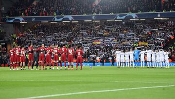 El motivo por el que se ha pitado el himno de la Champions en el Liverpool vs Real Madrid