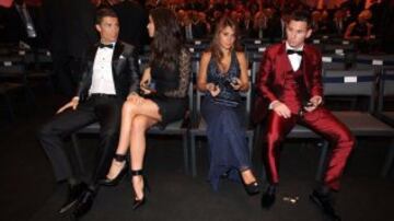 Antonella Roccuzzo se robó todas las miradas en la gala del Balón de Oro.