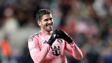 Segundo triunfo para Guillermo Hoyos desde que tomó el mando de Inter Miami y, junto a Rodrigo De Paul, encabeza el Equipo de la Jornada en la MLS. Chris Gardner/Getty Images/AFP (Photo by CHRIS GARDNER / GETTY IMAGES NORTH AMERICA / Getty Images via AFP)