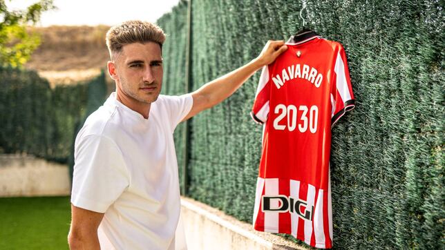 Navarro, atado por el Athletic hasta 2030: “Es un paso importante en mi carrera”