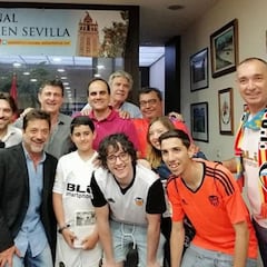 La final reactiva la única peña del Valencia en Andalucía