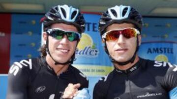 Los colombianos del Sky, Urán y Henao.