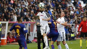 El Barça B desciende y el Alba se empeña en complicarse