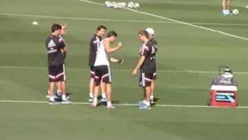 Bale piensa en golf hasta en los entrenamientos: así enseñaba al cuerpo técnico de Ancelotti