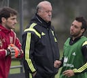 Del Bosque: "Casillas y Cazorla son héroes del fútbol español"