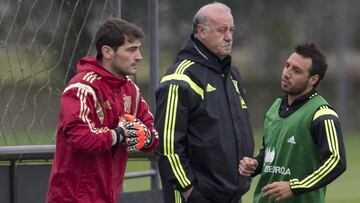 Del Bosque: "Casillas y Cazorla son héroes del fútbol español"