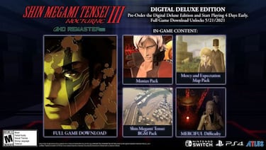 El remaster de Shin Megami Tensei III ya tiene fecha para Occidente