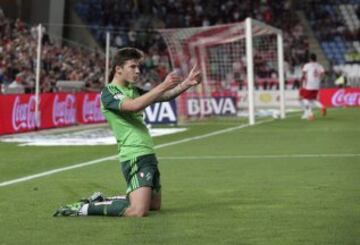 0-2. Santi Mina celebró el segundo tanto.