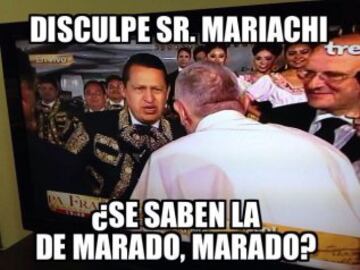 El Sumo Pontífice ya está en México, por lo que la gente sacó sus habilidades en las redes sociales para regalarnos los mejores Memes. ¡Disfrútalos!