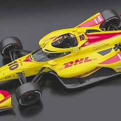 Más amarillo en el coche de Álex Palou