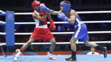 Jonathan Alonso durante su debut en los JJOO de Londres 2012.