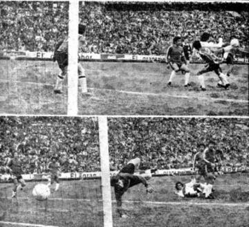1975: Al igual que en 1935 y 1939, Perú y Chile chocaron en Lima en el marco de la Copa América. En la capital peruana, fue victoria local por 3-1. Rojas, Oblitas (de tijera) y Cubillas anotaron para los del Rimac, descontó Carlos Reinoso.