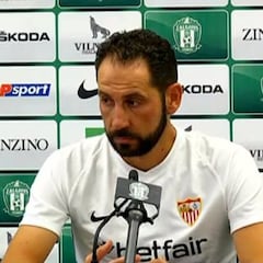 Machín: "Me sorprende el césped, espero que no sea determinante"