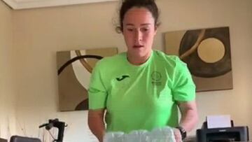 Sandra Bernal, jugadora del Sporting de Huelva.