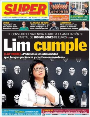 Portadas de la prensa deportiva