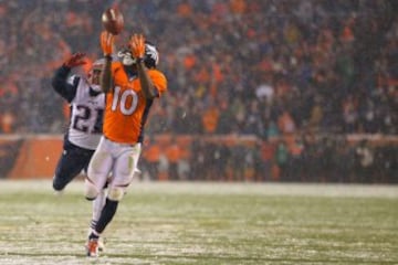 Emmanuel Sanders , wide receiver de Denver Broncos, está encontrándose mucho mejor tras la llegada de Osweiler.