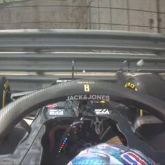 El colmo de Grosjean: hacer un trompo antes de salir del 'pit'