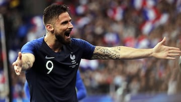 A Francia le vali¨® la seriedad en la noche de los r¨¦cords de Giroud